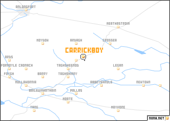 map of Carrickboy