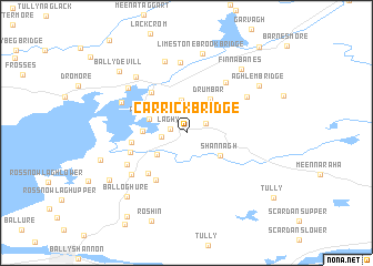 map of Carrick Bridge