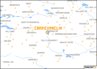 map of Carrickmaclim