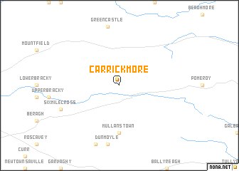 map of Carrickmore