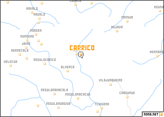 map of Cárrico
