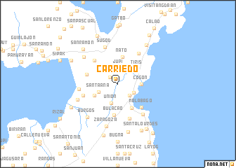 map of Carriedo