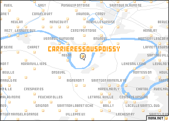 map of Carrières-sous-Poissy