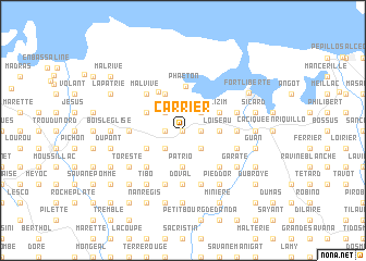 map of Carrier