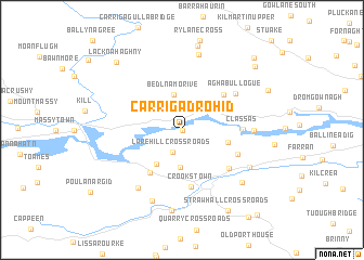 map of Carrigadrohid