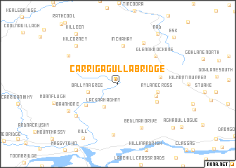 map of Carrigagulla Bridge