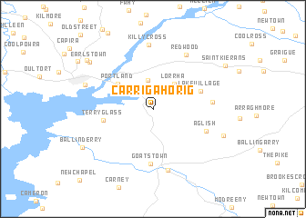 map of Carrigahorig