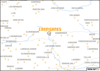 map of Carriganes