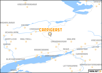 map of Carrig East