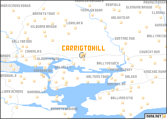 map of Carrigtohill