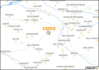 map of Carrig