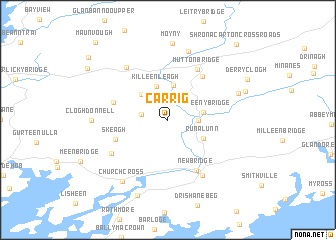 map of Carrig