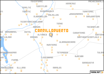 map of Carrillo Puerto