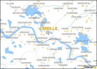 map of Carrillo