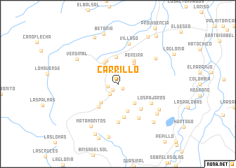 map of Carrillo