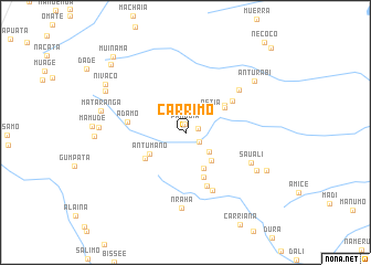 map of Cárrimo