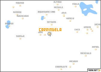 map of Carrindela