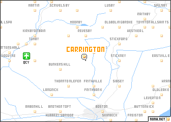 map of Carrington