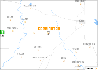 map of Carrington
