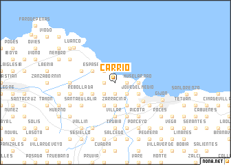 map of Carrió