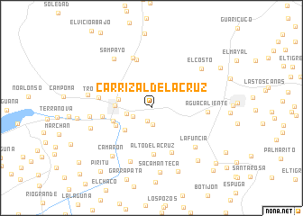 map of Carrizal de La Cruz