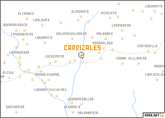 map of Carrizales