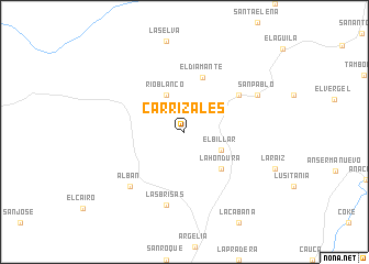 map of Carrizales