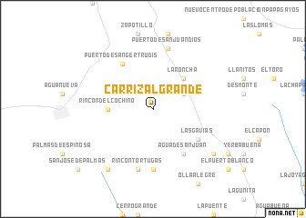 map of Carrizal Grande