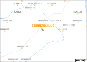 map of Carrizalillo