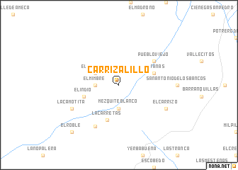 map of Carrizalillo