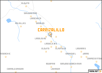 map of Carrizalillo