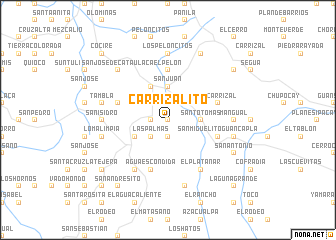 map of Carrizalito