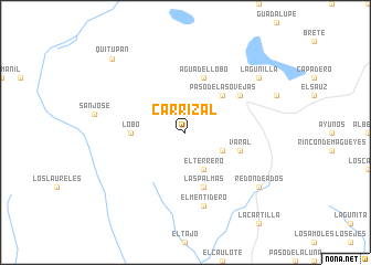 map of Carrizal