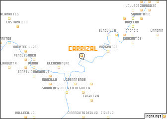 map of Carrizal