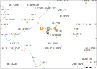 map of Carrizal