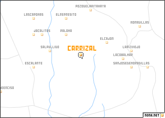 map of Carrizal