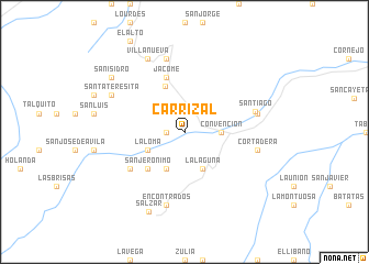 map of Carrizal