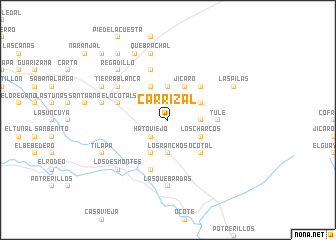 map of Carrizal