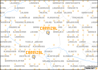 map of Carrizal