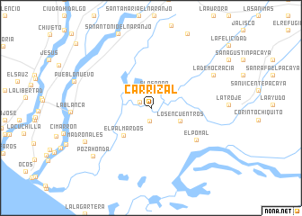 map of Carrizal