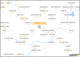 map of Carrizal