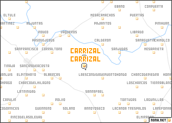 map of Carrizal