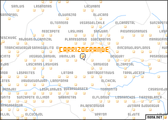 map of Carrizo Grande