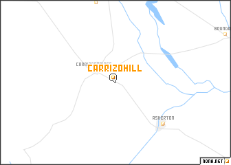 map of Carrizo Hill