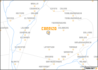 map of Carrizo