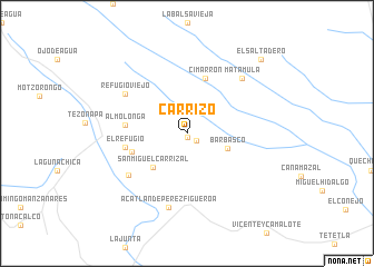 map of Carrizo