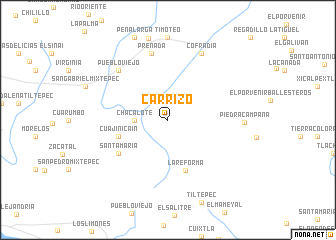 map of Carrizo