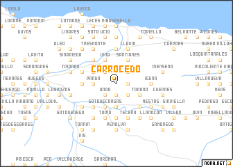 map of Carrocedo