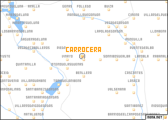 map of Carrocera