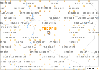 map of Carroix